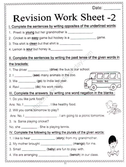 Use Of Pronouns Worksheet For Class 2 English Pronoun Cbse English 